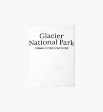 Glacier National Park - Crown of the Continent Art Board