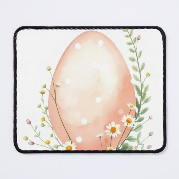 Item preview, Watercolor Easter Egg with Wildflower Bouquet designed and sold by Vida e Arte.