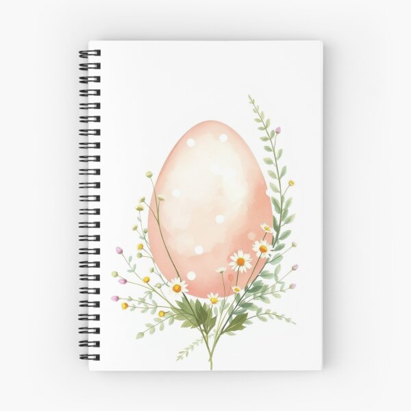 Item preview, Watercolor Easter Egg with Wildflower Bouquet designed and sold by Vida e Arte.