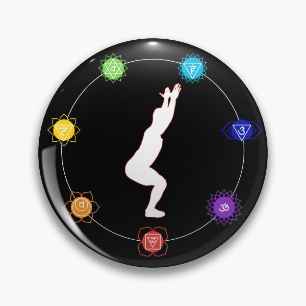 Item preview, Root Chakra Yoga - Chair Pose, Male Figure designed and sold by TheThankfulTyne.