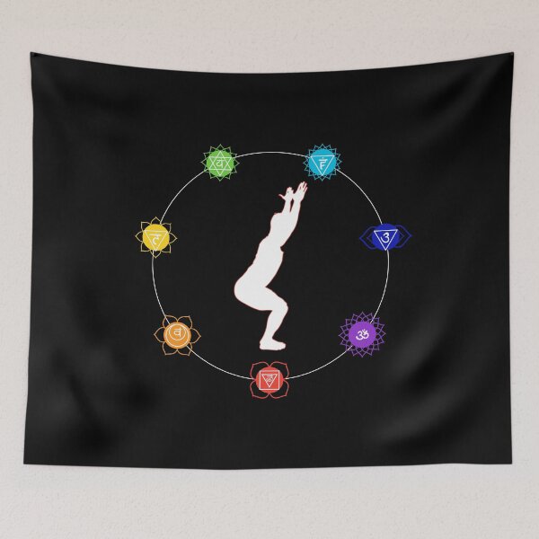 Item preview, Root Chakra Yoga - Chair Pose, Male Figure designed and sold by TheThankfulTyne.