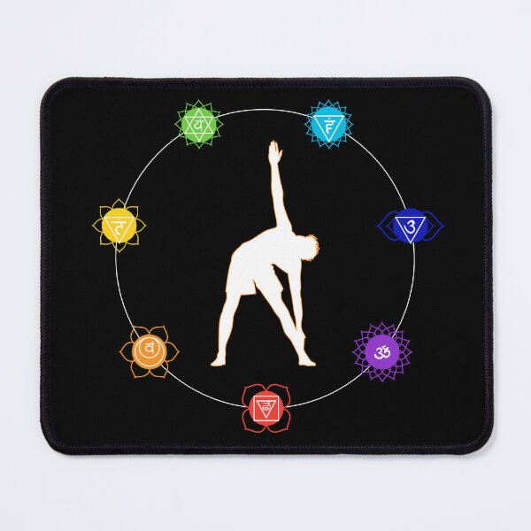 Item preview, Sacral Chakra Yoga - Triangle Pose, Male Figure designed and sold by TheThankfulTyne.