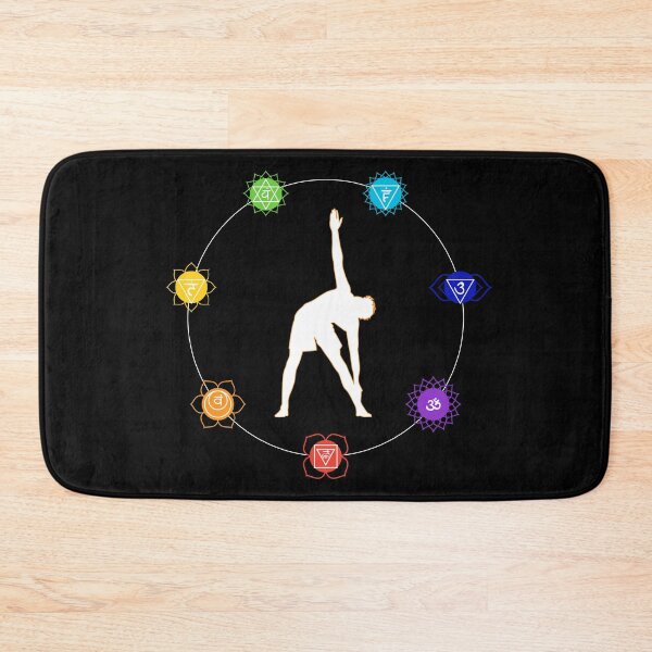Item preview, Sacral Chakra Yoga - Triangle Pose, Male Figure designed and sold by TheThankfulTyne.
