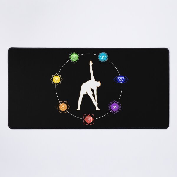 Item preview, Sacral Chakra Yoga - Triangle Pose, Male Figure designed and sold by TheThankfulTyne.