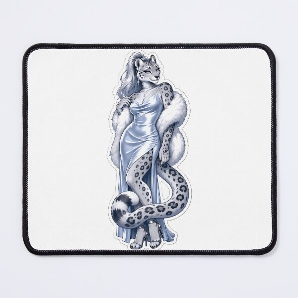 Item preview, Satin Snow Leopard designed and sold by Furrenzy.