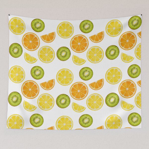Item preview, Lemon Orange Kiwi Fruit Slice Summer designed and sold by Ora-kuro.