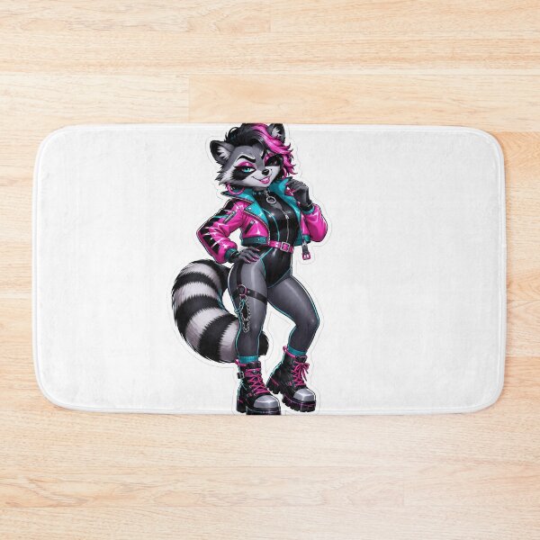 Item preview, Neon Raccoon Vixen designed and sold by Furrenzy.