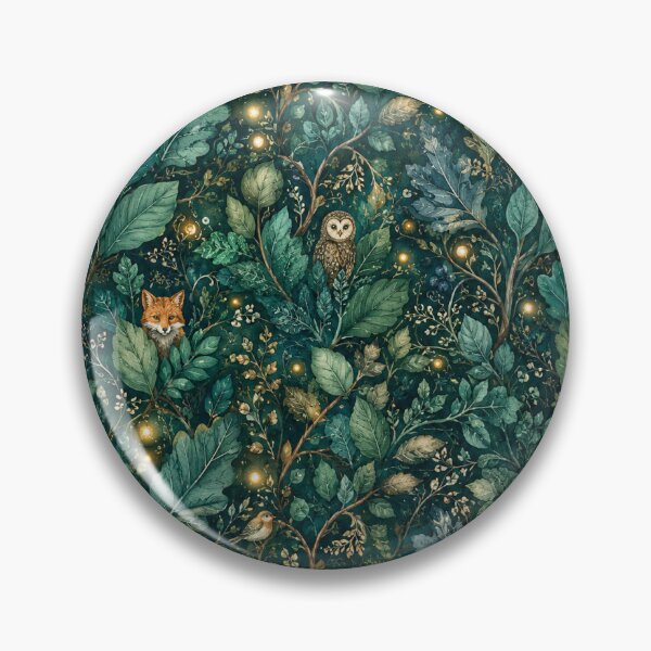 Item preview, Magical woodland creatures in lush foliage. designed and sold by bakoors.