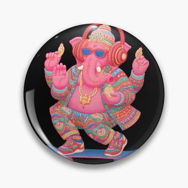 Item preview, Ganesha Skateboard Streetwear Halftone Pop Art designed and sold by PANNARUK THAILAND.
