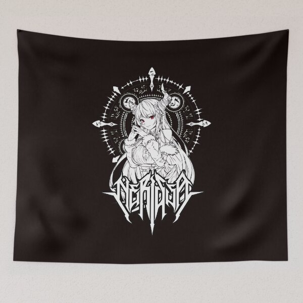 Item preview, Dark Horned Mystic Graphic Illustration designed and sold by Jawnilflosat.