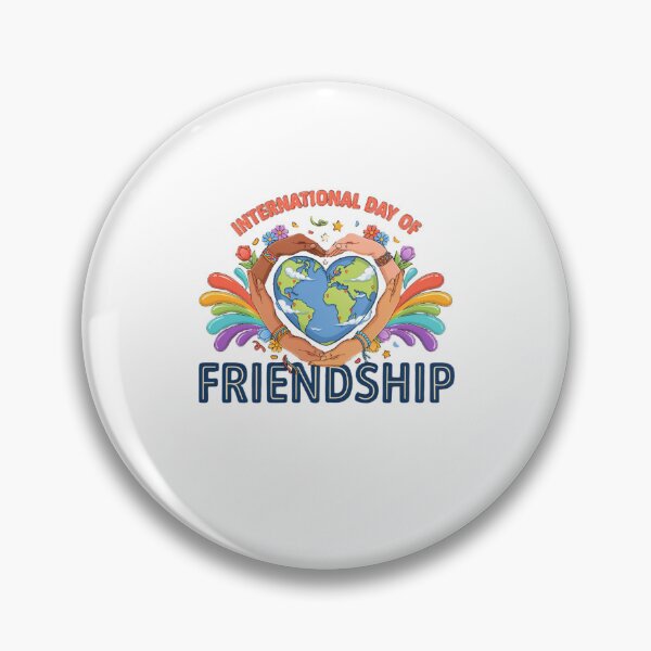 Item preview, International Day Friendship Heart Unity Love Globe Graphic designed and sold by MagicSD Designs.
