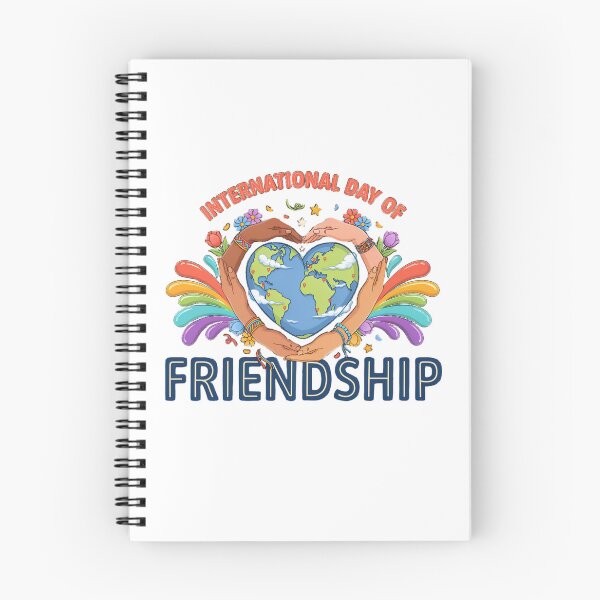 Item preview, International Day Friendship Heart Unity Love Globe Graphic designed and sold by MagicSD Designs.