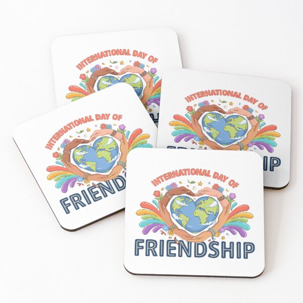 Item preview, International Day Friendship Heart Unity Love Globe Graphic designed and sold by MagicSD Designs.