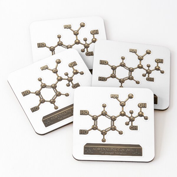 Item preview, Adrenaline Molecule Gold Bronze designed and sold by FASAventuras.