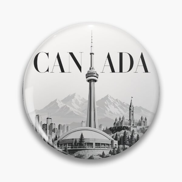 Item preview, Canada CN Tower and Mountains designed and sold by AtuqStudio.