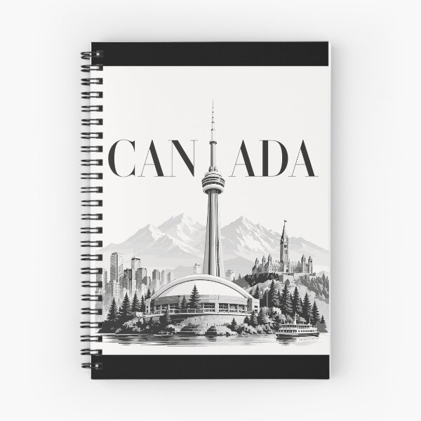 Item preview, Canada CN Tower and Mountains designed and sold by AtuqStudio.