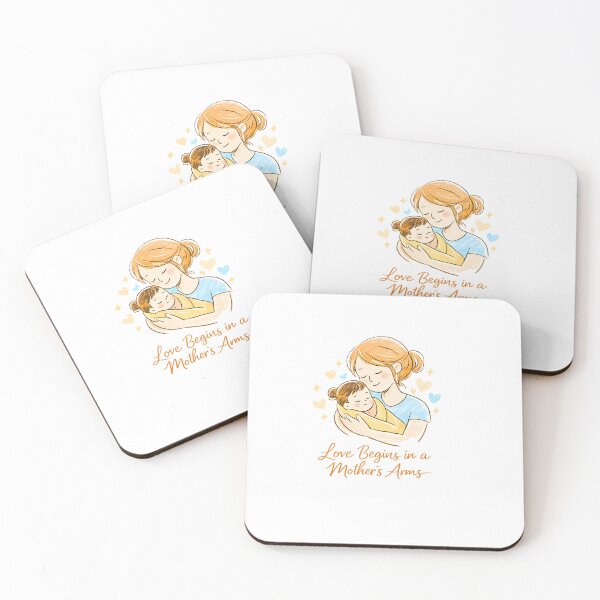 Item preview, Love Begins in a Mother's Arms – Mother and Child Love Design designed and sold by MotivArtes.
