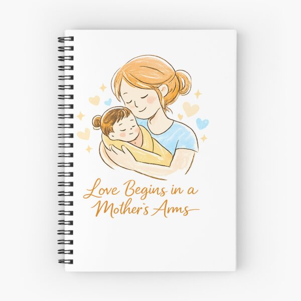 Item preview, Love Begins in a Mother's Arms – Mother and Child Love Design designed and sold by MotivArtes.