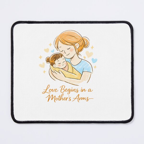 Item preview, Love Begins in a Mother's Arms – Mother and Child Love Design designed and sold by MotivArtes.