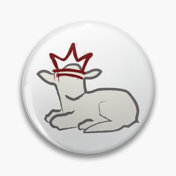 Item preview, Lamb King designed and sold by RedLetterArtTN.