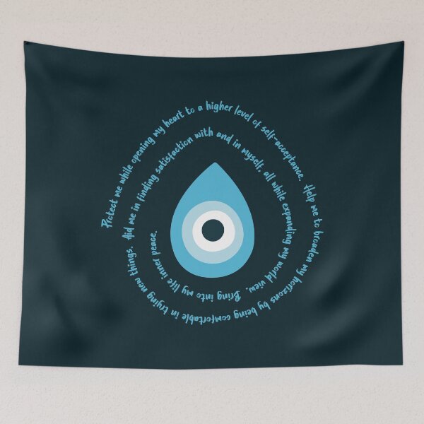 Item preview, Light Blue Evil Eye - General Protection designed and sold by TheThankfulTyne.