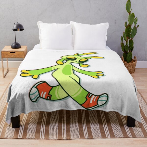 Item preview, Neon Green Alien Bunny Streetwear Character Graphic designed and sold by PhantomPalace.