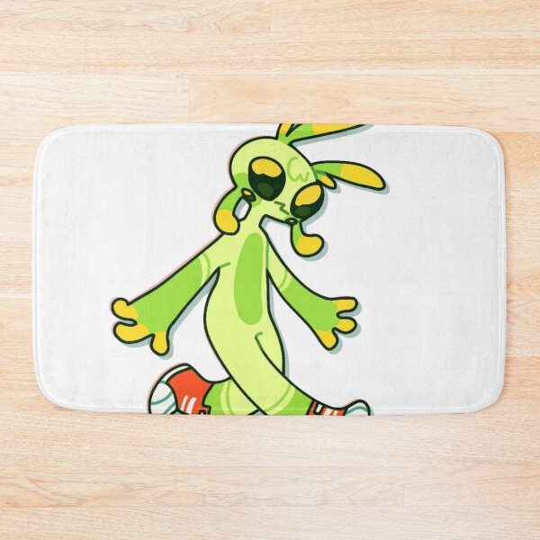 Item preview, Neon Green Alien Bunny Streetwear Character Graphic designed and sold by PhantomPalace.