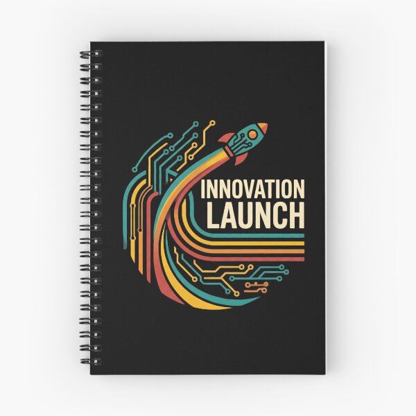 Item preview, Retro Tech Innovation Launch designed and sold by Khadigadesings.