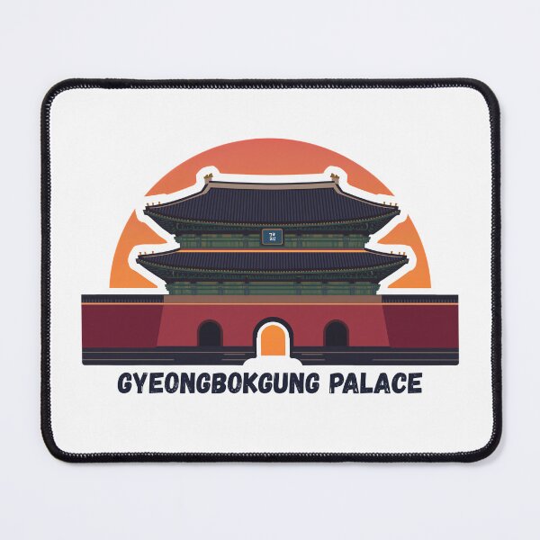 Item preview, Gyeongbokgung Palace Seoul South Korea Travel Aesthetic Vinyl Sticker designed and sold by Keedadesigns.