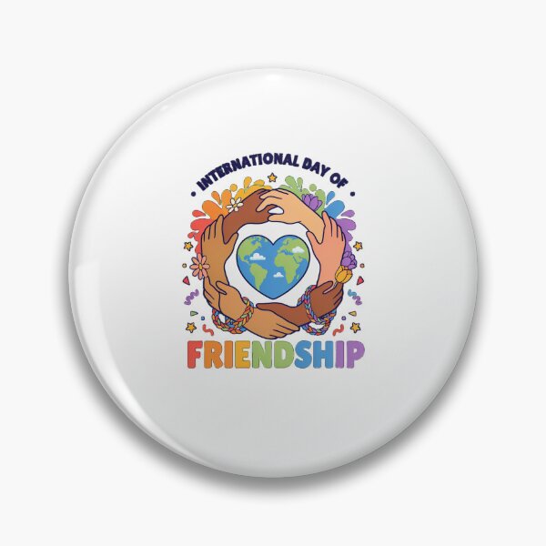 Item preview, International Day Friendship Heart Unity Love Globe Graphic designed and sold by MagicSD Designs.