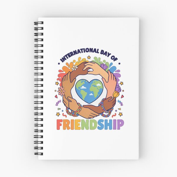 Item preview, International Day Friendship Heart Unity Love Globe Graphic designed and sold by MagicSD Designs.