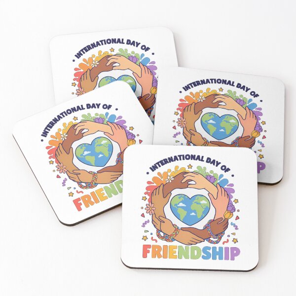 Item preview, International Day Friendship Heart Unity Love Globe Graphic designed and sold by MagicSD Designs.