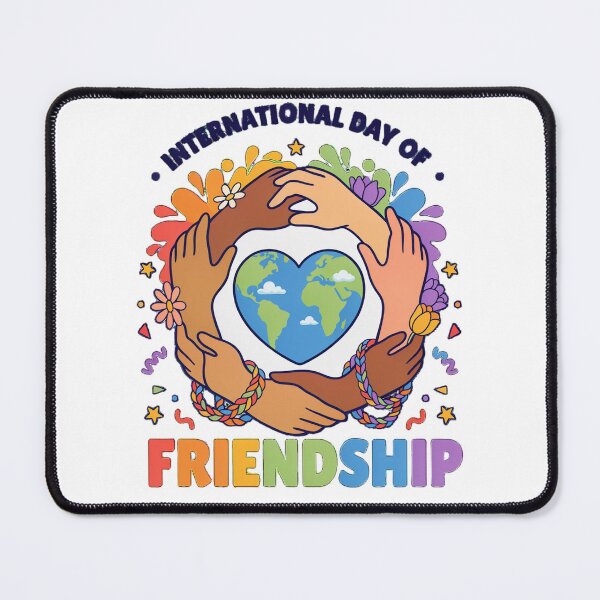 Item preview, International Day Friendship Heart Unity Love Globe Graphic designed and sold by MagicSD Designs.