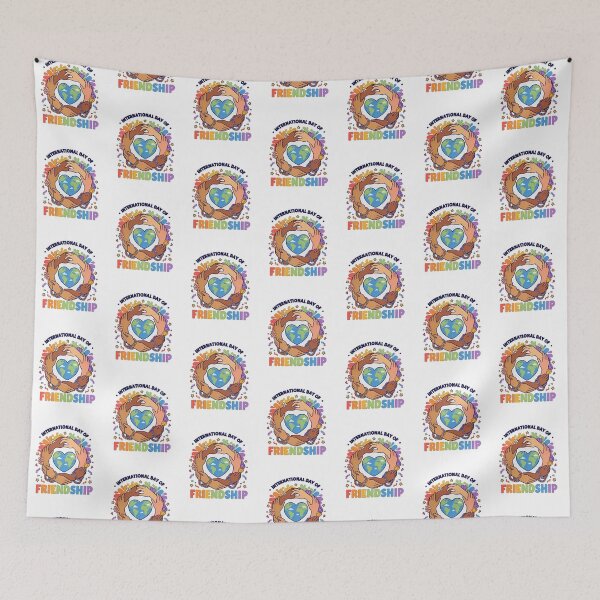 Item preview, International Day Friendship Heart Unity Love Globe Graphic designed and sold by MagicSD Designs.