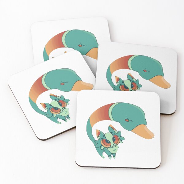 Item preview, Surreal Cat and Duck Illustration Weirdcore Graphic designed and sold by PhantomPalace.