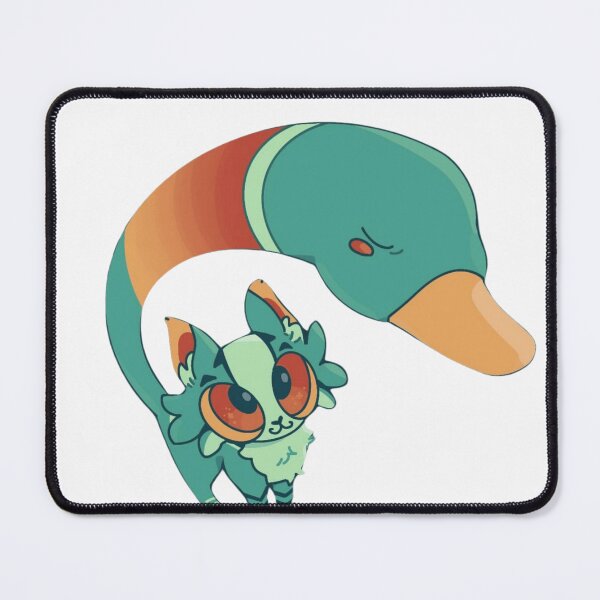 Item preview, Surreal Cat and Duck Illustration Weirdcore Graphic designed and sold by PhantomPalace.