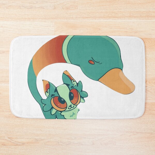 Item preview, Surreal Cat and Duck Illustration Weirdcore Graphic designed and sold by PhantomPalace.
