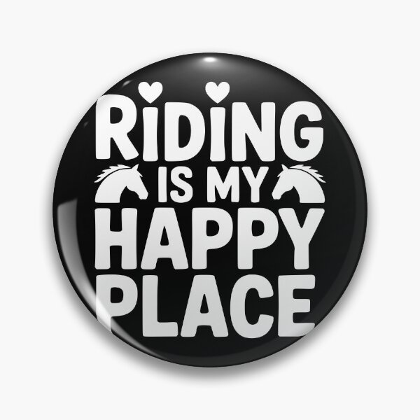 Item preview, Riding Is My Happy Place designed and sold by theartfulaspie.