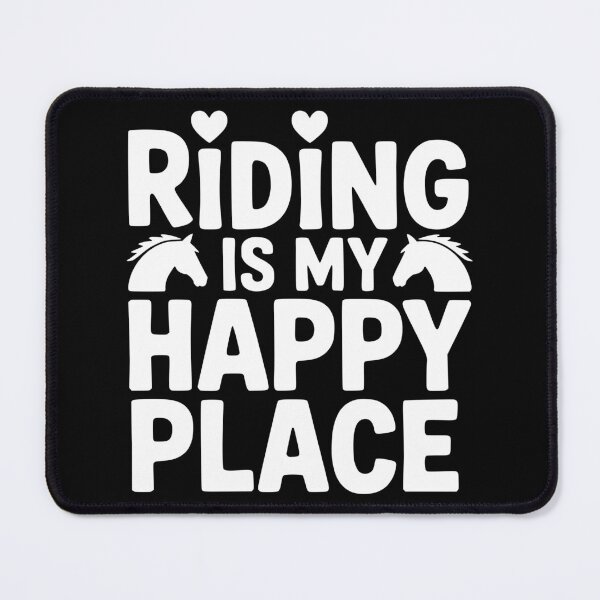 Item preview, Riding Is My Happy Place designed and sold by theartfulaspie.