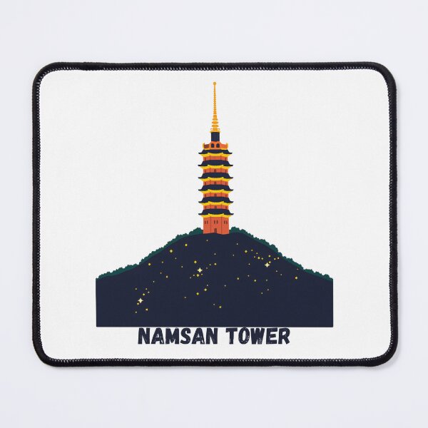 Item preview, Namsan Tower Seoul South Korea N Seoul Tower Travel Aesthetic Sticker designed and sold by Keedadesigns.