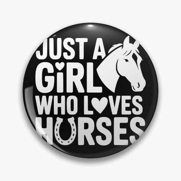 Item preview, Just A Girl Who Loves Horses designed and sold by theartfulaspie.