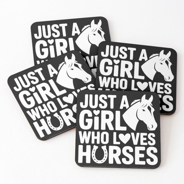 Item preview, Just A Girl Who Loves Horses designed and sold by theartfulaspie.