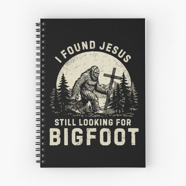 Item preview, I Found Jesus Still Looking For Bigfoot Retro Meme designed and sold by Hedoraxe.