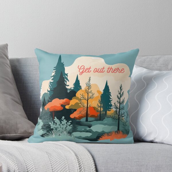 Item preview, Get Out There Hiking Design – Fall Trees Nature-Inspired Outdoor Adventure Design designed and sold by Treeline Tee Co.