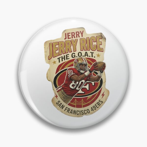Artikelvorschau, Jerry Rice, GOAT Wide Receiver NFL-Legende entworfen und verkauft von ThatFootball12.