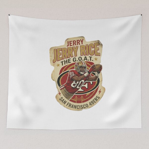 Item preview, Jerry Rice GOAT Wide Receiver NFL Legend designed and sold by ThatFootball12.