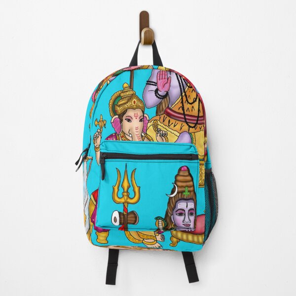 Item preview, Shiva Family Artwork | Divine Hindu Gods Digital Painting with Parvati, Ganesha and Kartikeya designed and sold by Harshit_Digital_Arts.