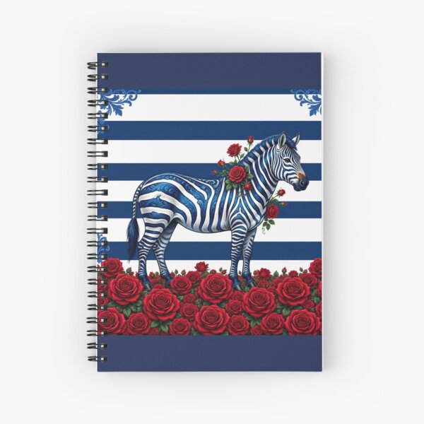 Item preview, Blue Zebra, Stripes & Baroque designed and sold by DesignsByPrnces.