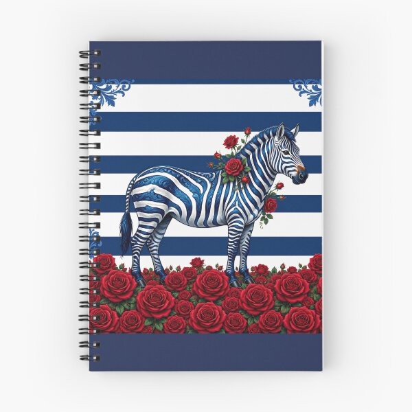 Item preview, Blue Zebra, Stripes & Baroque designed and sold by DesignsByPrnces.