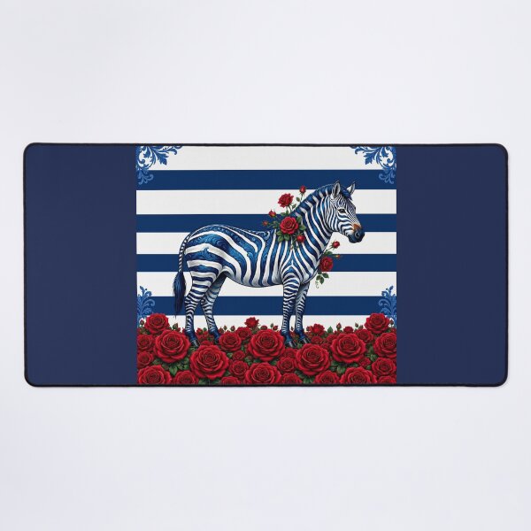 Item preview, Blue Zebra, Stripes & Baroque designed and sold by DesignsByPrnces.